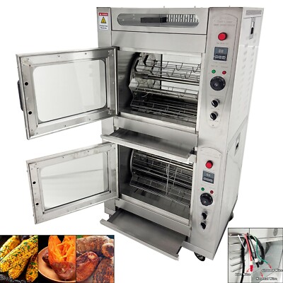 220V Commercial Electric Corn Roaster Volcanic Stone Roasted Sweet Potato Oven