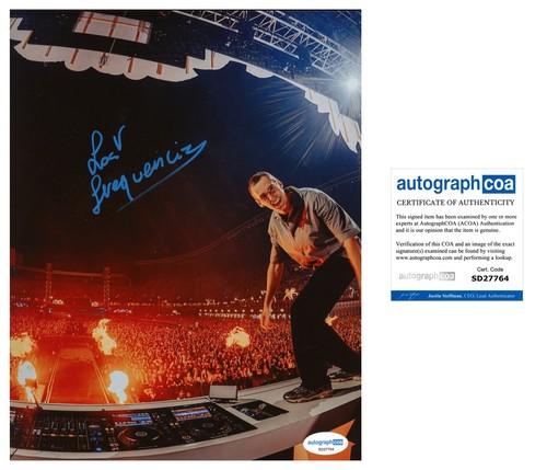 Foto 8x10 Lost Frequencies Felix DE Laet Firmata DJ EDM Music - Acoa COA prezzo ebay