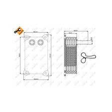 Genuine NRF Engine Oil Cooler - 31294