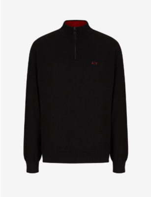 ARMANI EXCHANGE Men's ZIP UP SWEATER, Black,L | eBay ARMANI EXCHANGE Men's ZIP UP SWEATER, Black,L | eBay