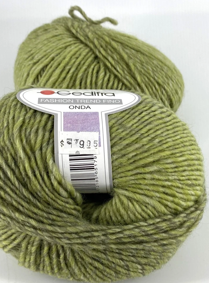 Gedifra Fashion Trend Fino - Medium Green - 2 skeins NEW - Image 3 of 3