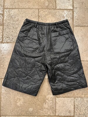 Dries Van Noten Plyd Crinkled / Wrinkled Padded Green Shorts | eBay