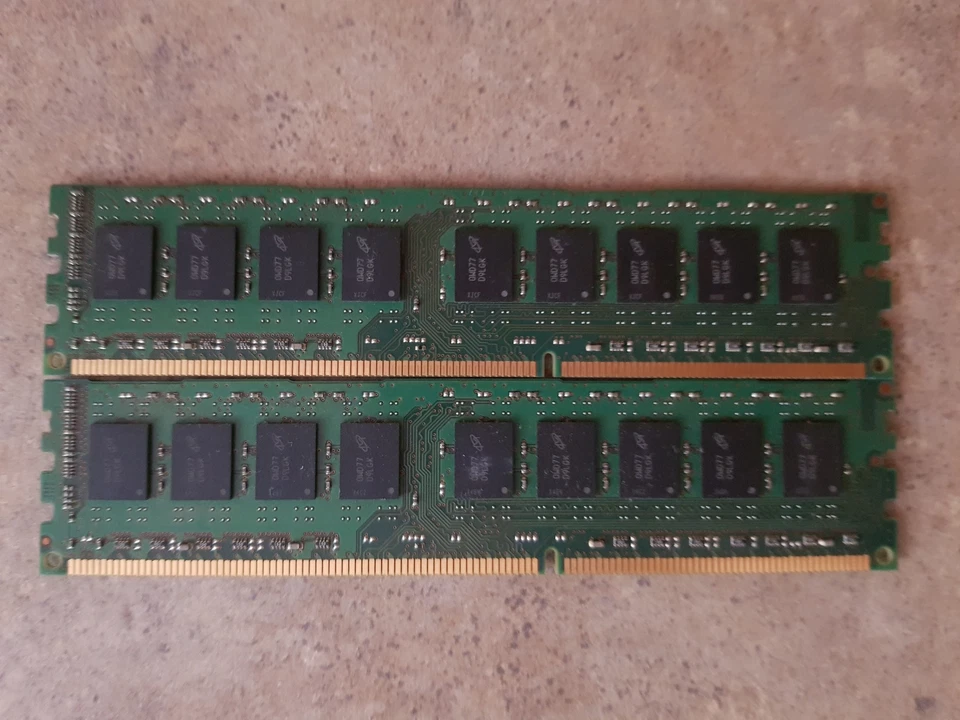 8GB (2X4GB) MICRON MT18JSF51272AZ-1G1D1ZE PC3-8500E DDR3 SERVER RAM MEMORY  L1-9 - Image 4 of 4