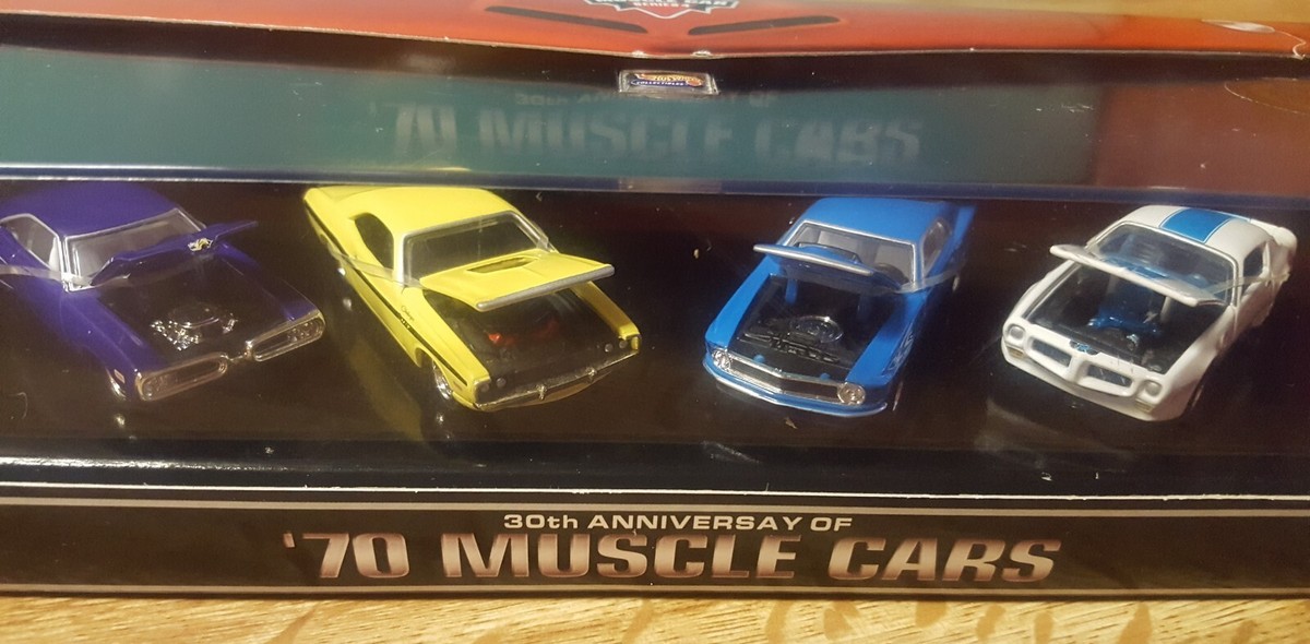 Hot Wheels Collectibles 30th Anniversary of '70 Muscle Cars Set of