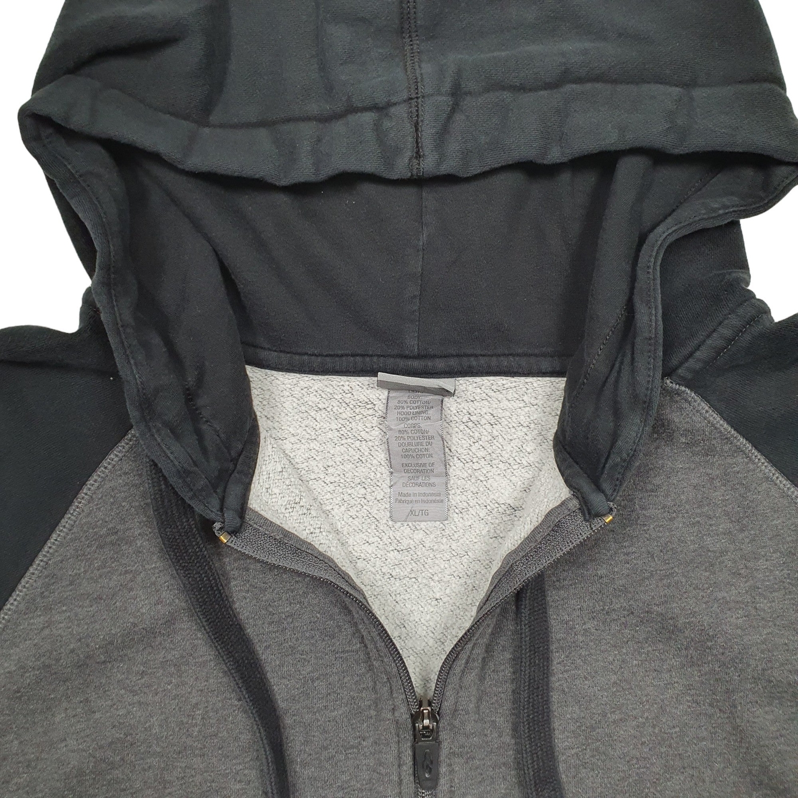 CHAMPION Full Zip Cotton  &  Polyester Jumper Sweatshirt Mens XL image 2