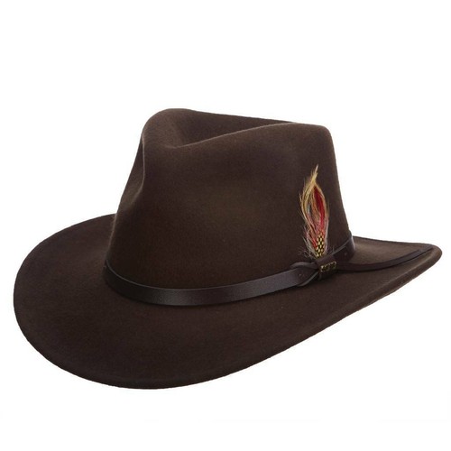 Classico Crushable Felt Outback Hat 