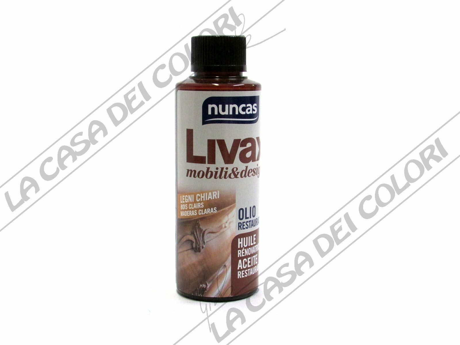NUNCAS - LIVAX OLIO RESTAURATORE - 120 ml - LEGNI CHIARI