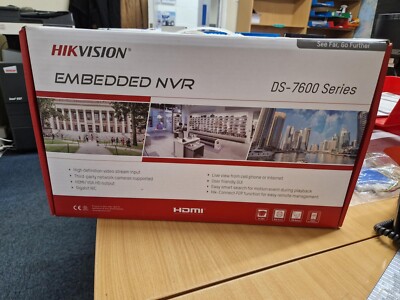 HIKVISION DS-7608NI-K1/8P EMBEDDED NVR HDMI NETWORK DIGITAL VIDEO RECORDER  UK