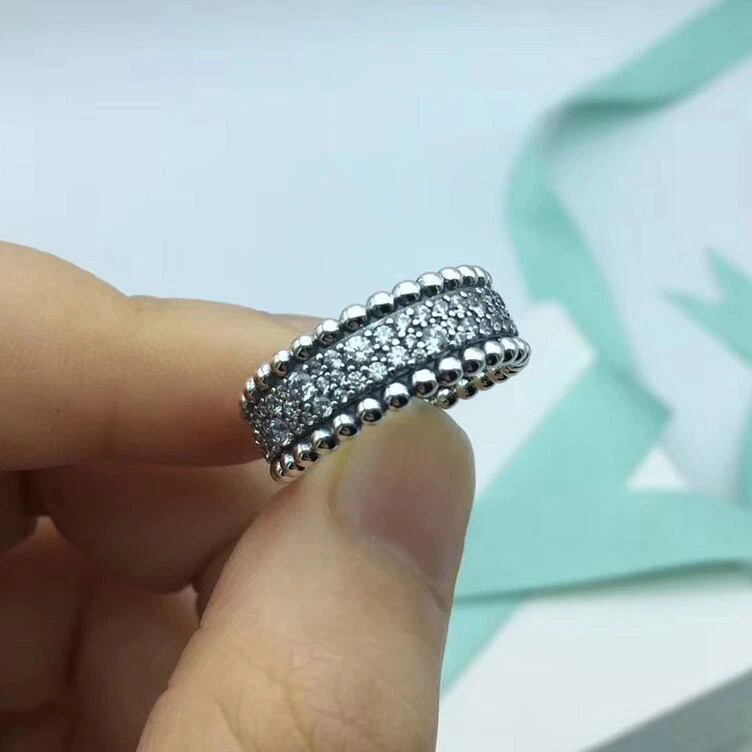 Beaded cheap pave ring