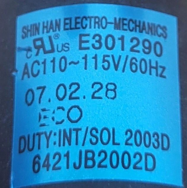 Genuine Refrigerator Kenmore Solenoid Part#6421JB2002D - Image 3 of 4