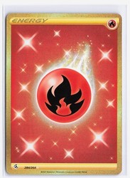 Fire Energy 284/264 Secret Rare Fusion Strike