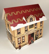 House Shaped Gift Box -School House Gift Box- Christmas Gift Box