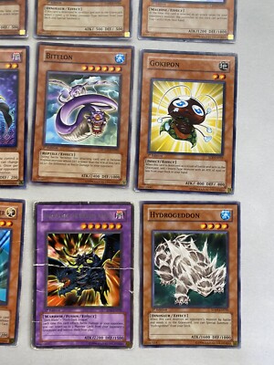 Lot of 40 VTG 1996 Kazuki Takahashi Yugioh Playing Cards All 1st