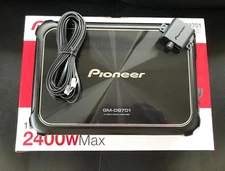 PIONEER GM-D9701 class D Monoblock Subwoofer Amp 2400 Watts 1 Ohm incl.Bass Knob