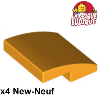 Lego 4x Slope Curved Kurvenhang 2x2 bright light hellorange 15068 NEU