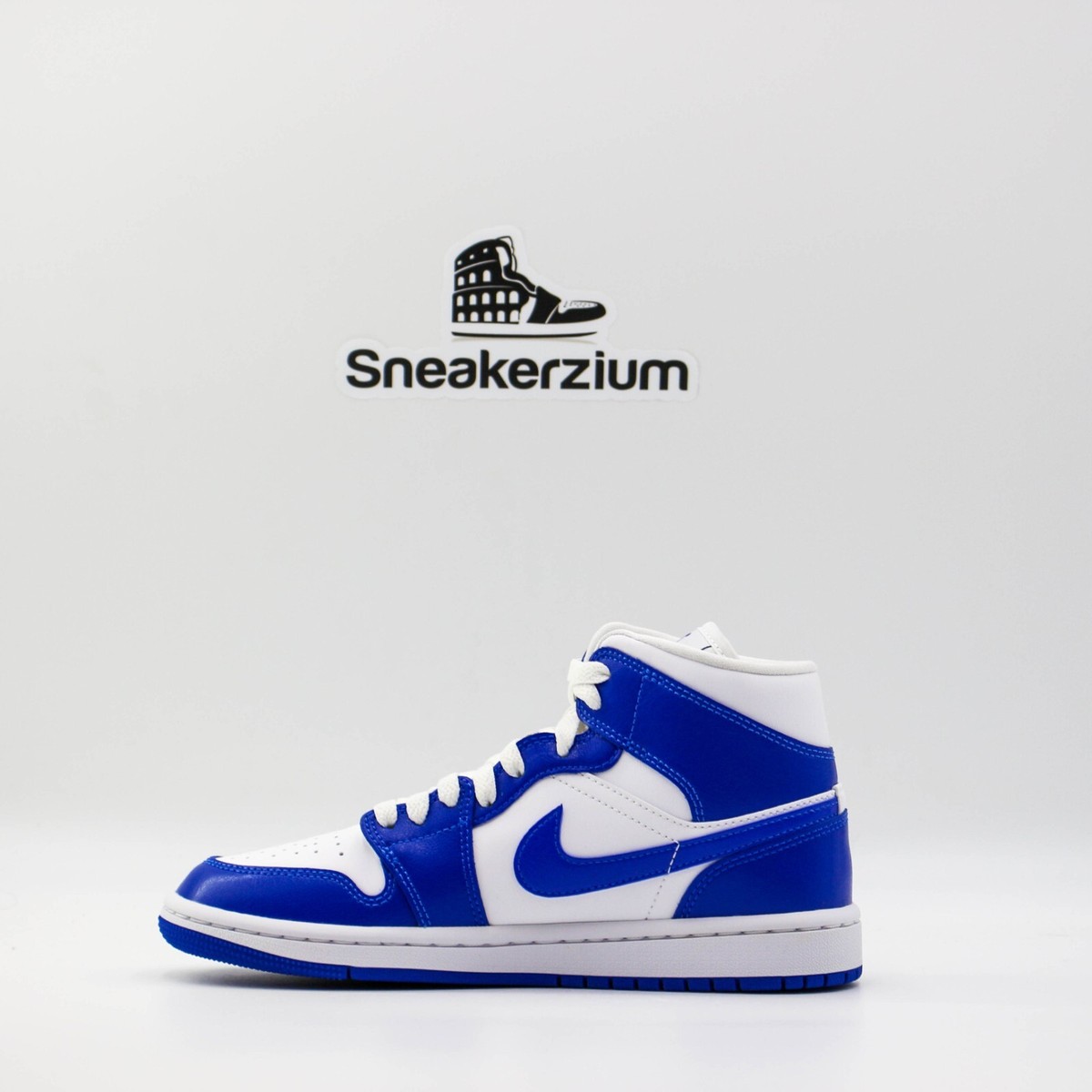 Nike Air Jordan 1 Mid Kentucky Blue BQ6472-104 Women