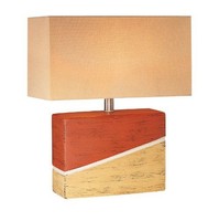 Lite Source Ls-20386 Hestia Table Lamp, Two Tone Ceramic With 12-inch High Off-w on sale Lite Source Ls-20386 Hestia Table Lamp, Two Tone Ceramic With 12-inch High Off-w on sale