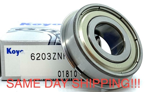 6203 ZNR KOYO 6203 ZNR Shielded One Side Bearing with a snap ring 17x40x12 mm - Picture 2 of 5