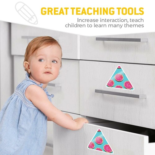 2 x Triangle Stickers 10 cm - Grapefruit Pattern Healthy Fruit #21639 - Bild 6 von 9