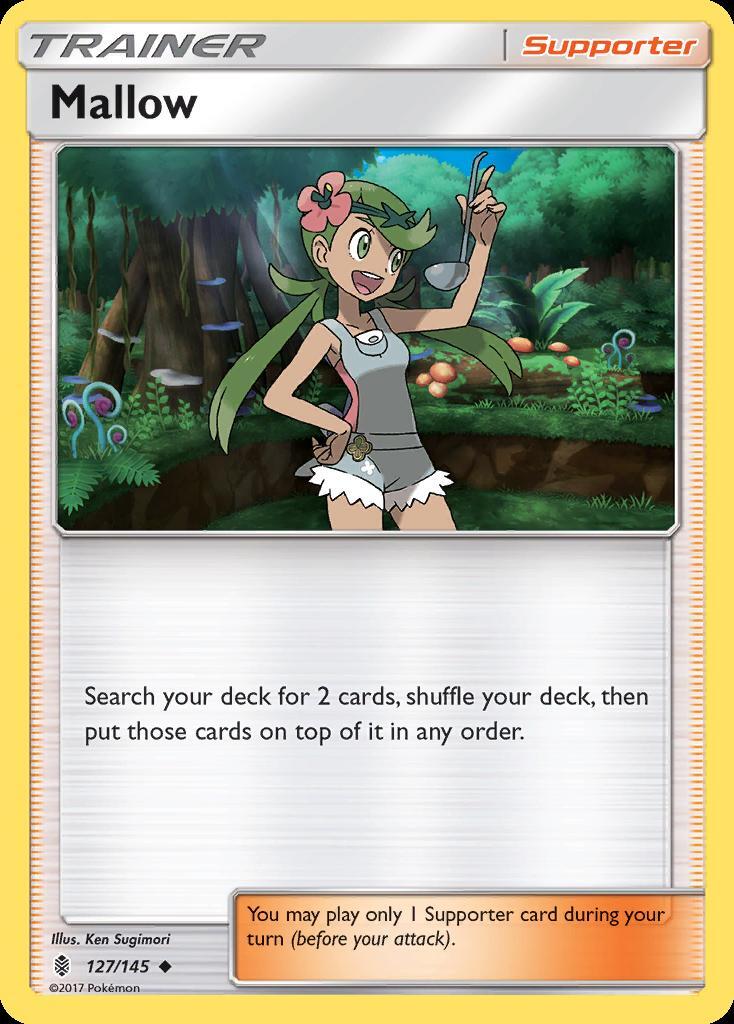 Pokemon Mallow (127/182) Guardians Rising LP REVERSE HOLO