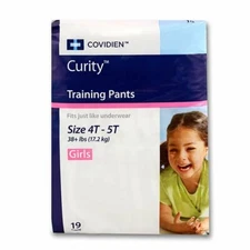 Curity Runarounds Girl Training Pants, XL, Over 38 lbs., Pack of 19, BRAND