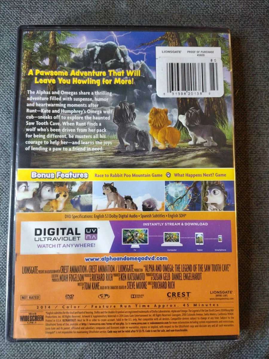 Alpha And Omega 4 The Legend Of The Saw Toothed Cave