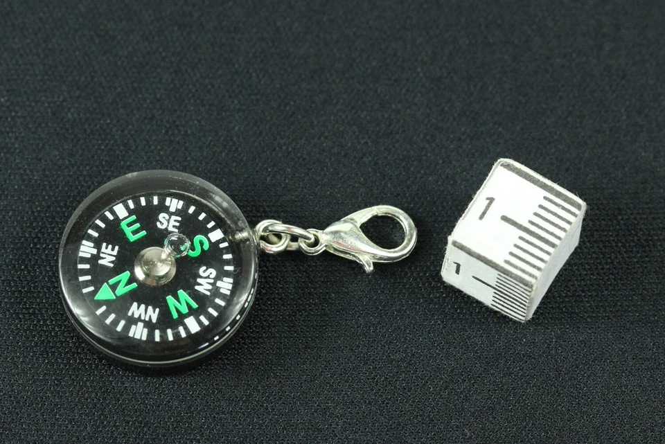 Kompass Charm Reise Travlen Camping Anhänger Bettelanhänger Miniblings Outdoor - Bild 3 von 3