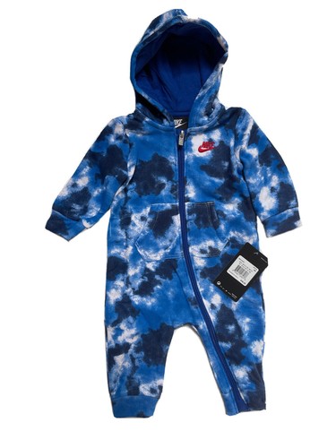 NWT NIKE Baby 1-PC Hooded Long Sleeve Romper, NEW STYLES; Sizes 3M thru 24M - Picture 34 of 34