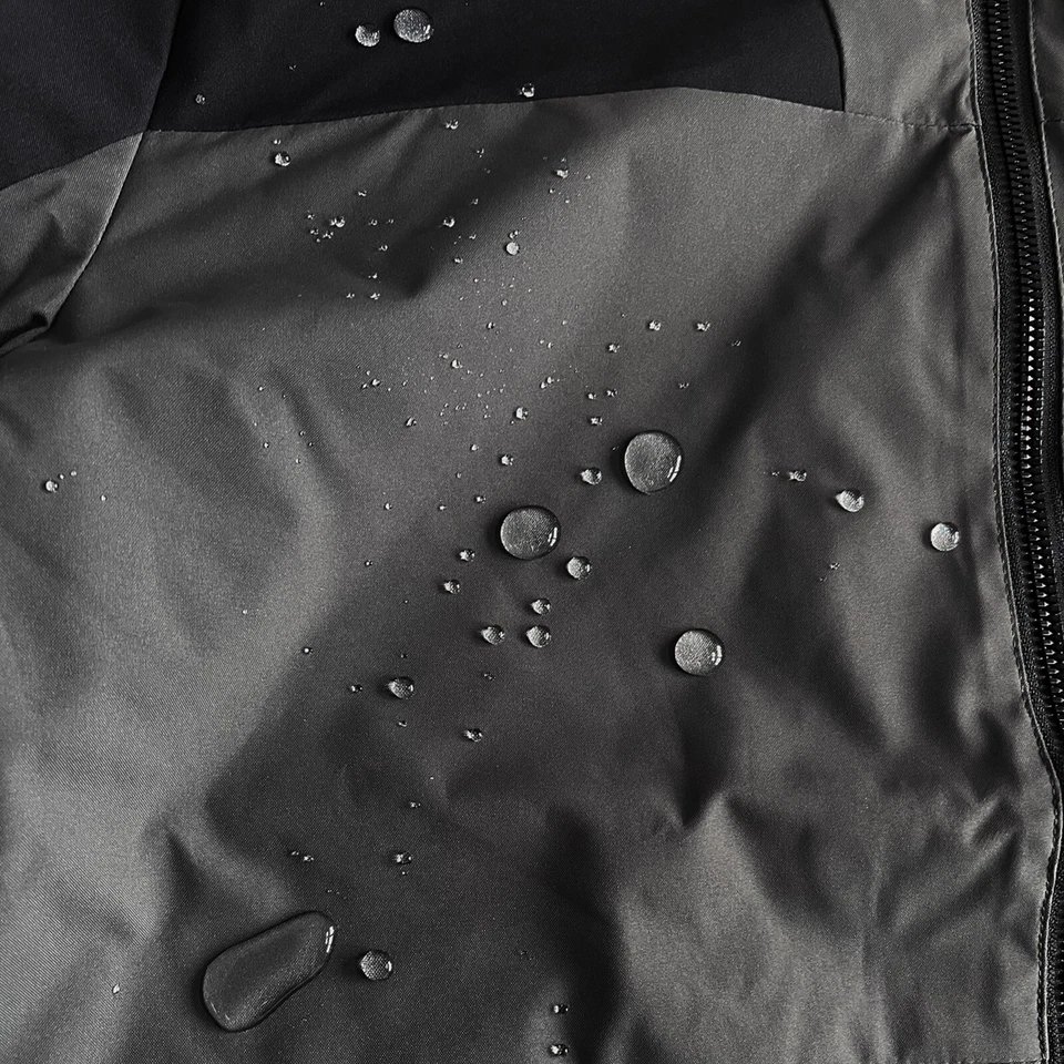 MEETYOO Men's Waterproof Rain Jacket Outdoor Raincoat Hiking Windbreaker Jacket - Image 2 of 4