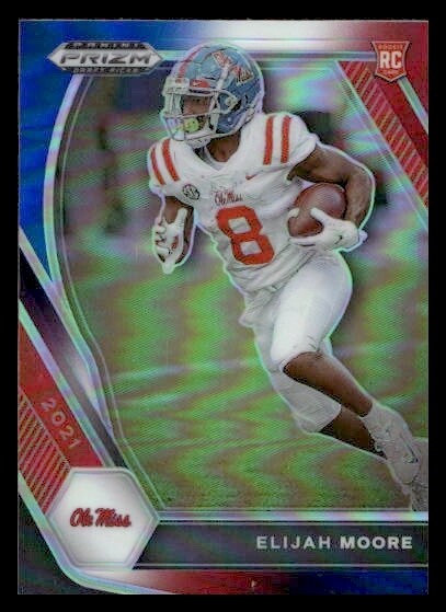 Elijah Moore Panini Prizm Draft Picks #124 Base