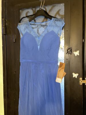 Light in the Box Royal Blue Sleeveless Sheer Lined Evening Formal Gown Size 12 | eBay Light in the Box Royal Blue Sleeveless Sheer Lined Evening Formal Gown Size 12 | eBay