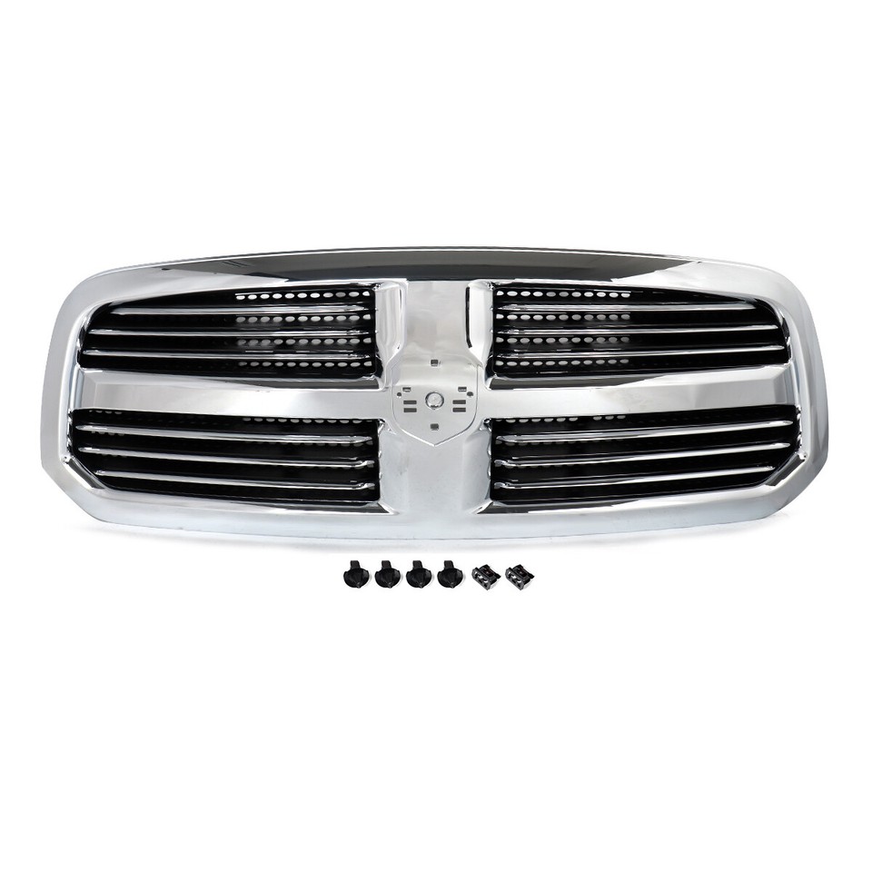 Chrome Horizontal Billet Grille For 2013-2018 Dodge Ram 1500 2500 3500 | Bryght Brand