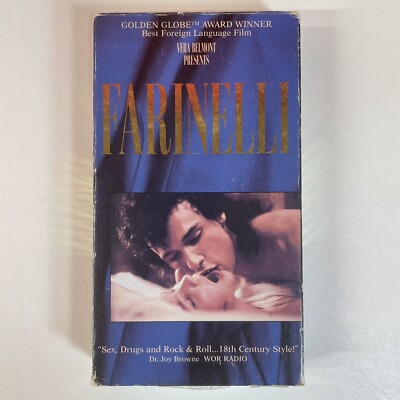 Vera Belmont Presents Farinelli VHS Subtitled 1995 Home Video 10623 Blockbuster