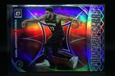 2019-20 Optic Basketball Fantasy Stars Karl-Anthony Towns Silver Prizm Card #1
