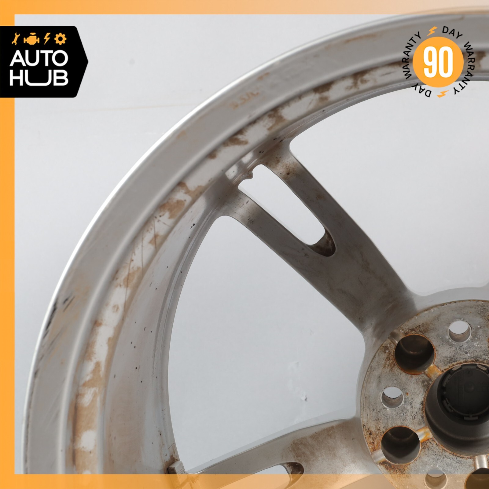 Maserati GranTurismo M145 10.5 x 20 20" Rear Wheel Rim Silver 85360600 OEM