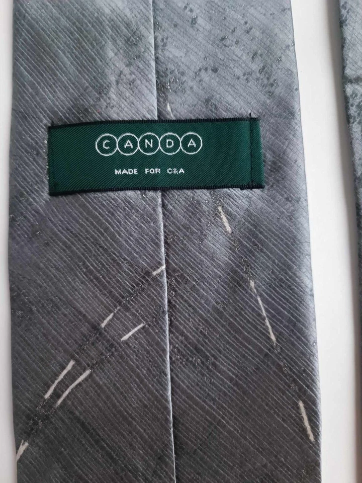 CRAVATTA "CANDA FOR C&A" VINTAGE SOIE REINE SEIDE SEDA UOMO KRAWATTE CORBATA - Imagen 3 de 4