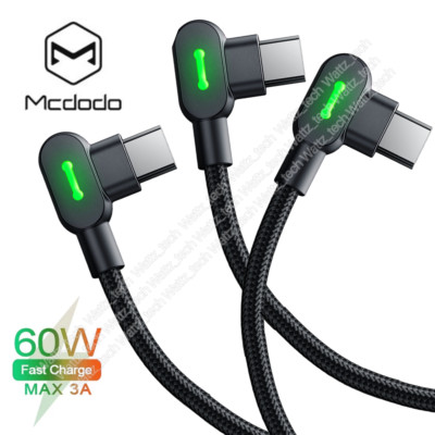1-3 Pack PD 60W USB C to Type-C Cable For iPhone 15 16 Pro Max Fast Charger Cord