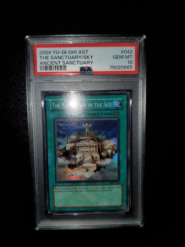 Yugioh 2004 The Sanctuary In The Sky OG Print AST-042 PSA 10 - Picture 4 of 12