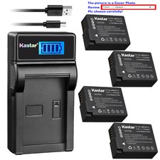 Kastar Battery LCD Charger for Leica BP-DC12 Leica V-Lux 4 Leica Q Typ 116