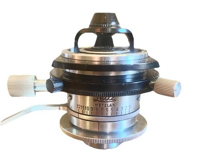 VINTAGE LEITZ VINTAGE BEREK MICROSCOPE CONDENSER FOR ORTHOPLAN ORTHOLUX