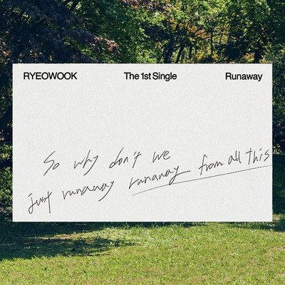 SUPER JUNIOR RYEOWOOK RUNAWAY 1st Single Album CD+Foto Buch+2 Karte+Poster+GIFT