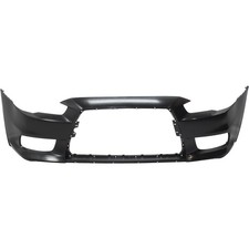 Front Bumper Cover For 2008-2015 Mitsubishi Lancer Primed With Air Dam Holes