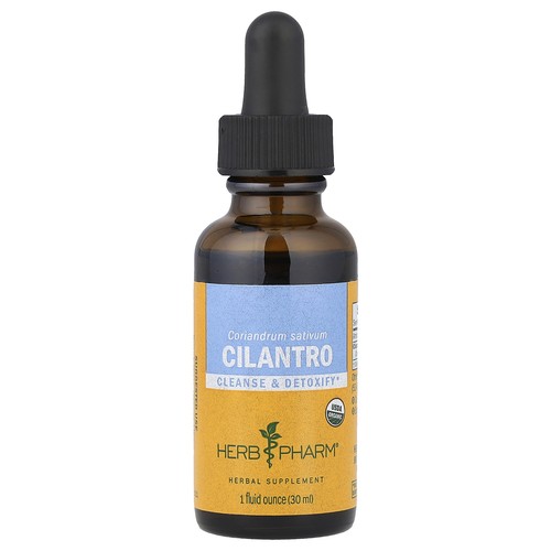 Herb Pharm Cilantro Whole Leaf 1 fl oz 30 ml Gluten-Free, Organic