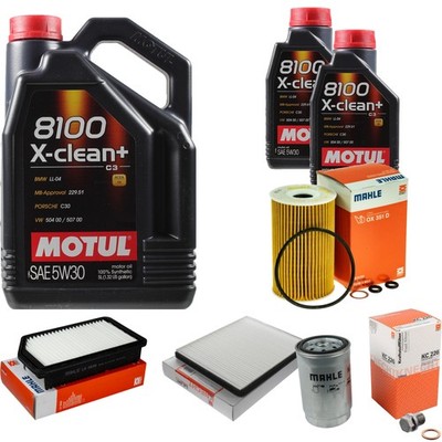 MAHLE Inspektionspaket 7 L Motul 8100 X-clean+ 5W-30 für KIA Cee'D Sportswagon