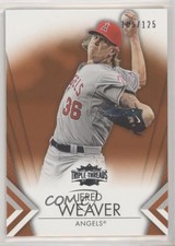 2012 Topps Triple Threads Amber 105/125 Jered Weaver #72 0l2