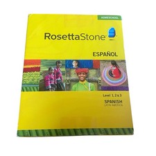 Rosetta Stone Spanish Levels 1  3 Homeschool Edition V3 No Headphones CD-ROM