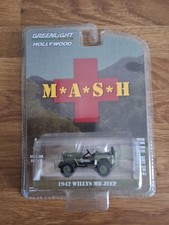 Greenlight 1942 Willys MB Jeep M*A*S*H 1:64 Diecast Model