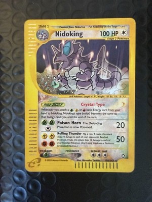 Pokemon TCG - Nidoking AQ 150 (Kristall) - 150/147 Aquapolis Holo (ENG)