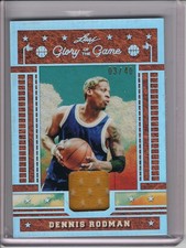 2026 LEAF GLORY OF THE GAME DENNIS RODMAN GAME-USED RELIC #3/40