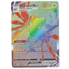 Regieleki VMAX 198/195 Rainbow FR Pokémon Tempête Argentée | Carte Secrète